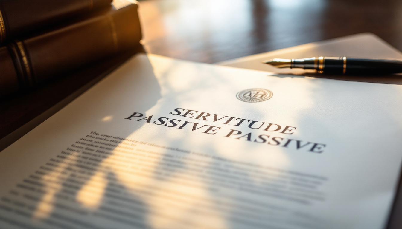 Les avantages d'une servitude passive bien rédigée